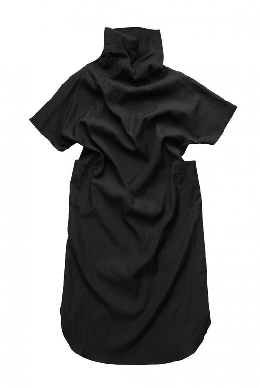 humoresque - OFF TURTLE DRESS - BLACK