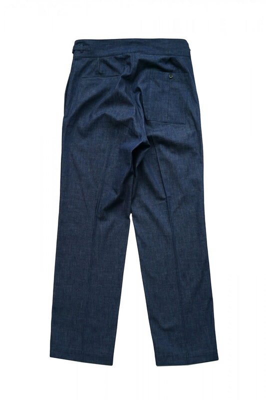 OLD JOE - SIDE BUCKLE GRUKHA TROUSER - INDIGO