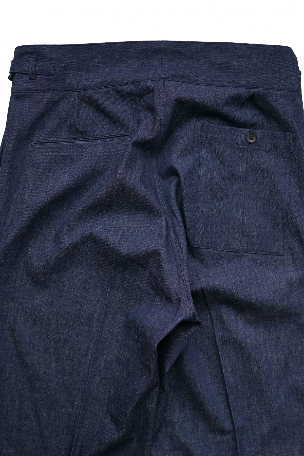 OLD JOE - SIDE BUCKLE GRUKHA TROUSER - INDIGO