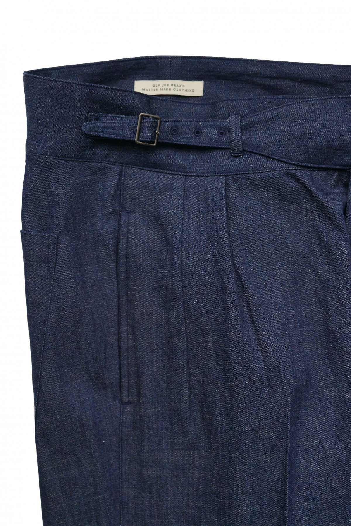 OLD JOE - SIDE BUCKLE GRUKHA TROUSER - INDIGO