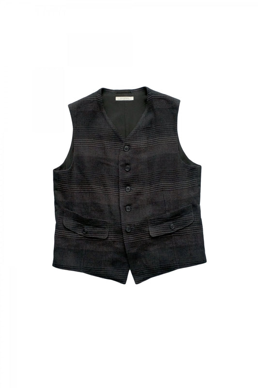 OLD JOE - GENTS VEST - GLEM PLAID