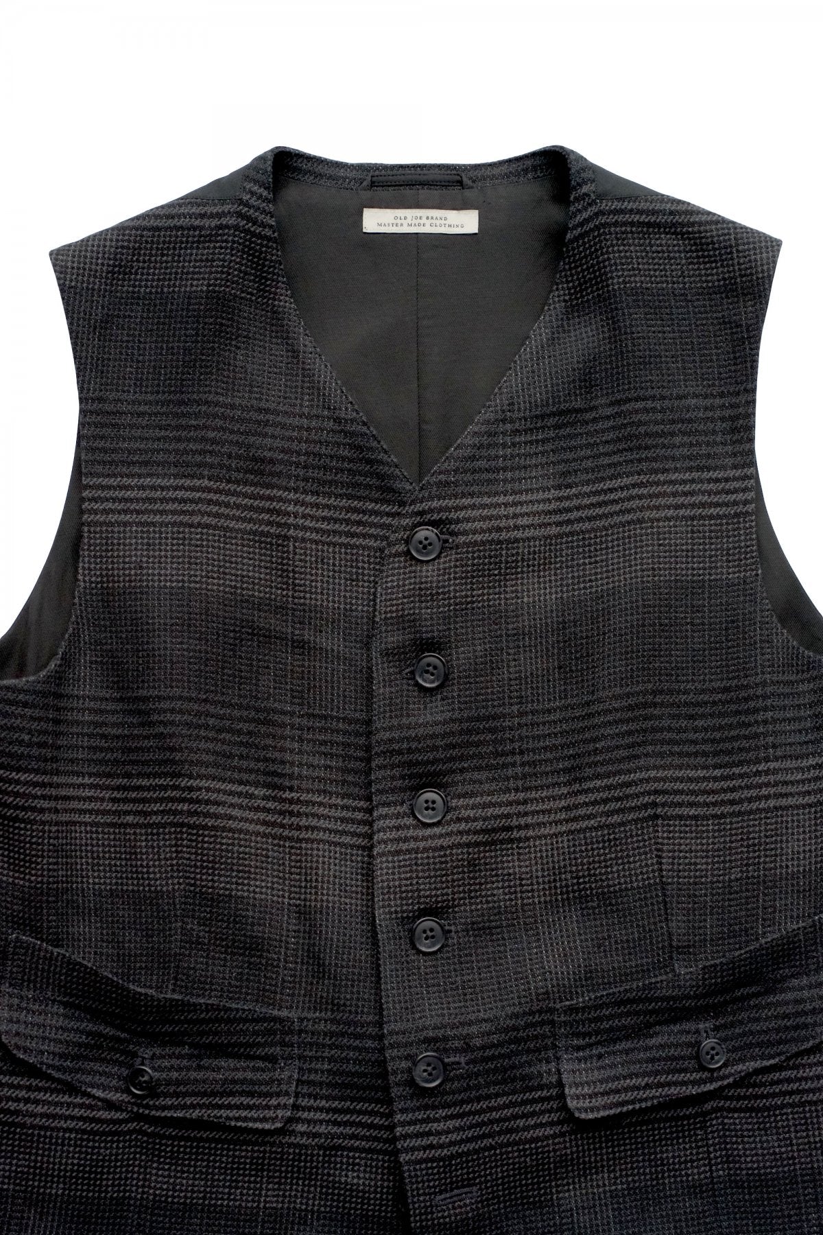 OLD JOE - GENTS VEST - GLEM PLAID