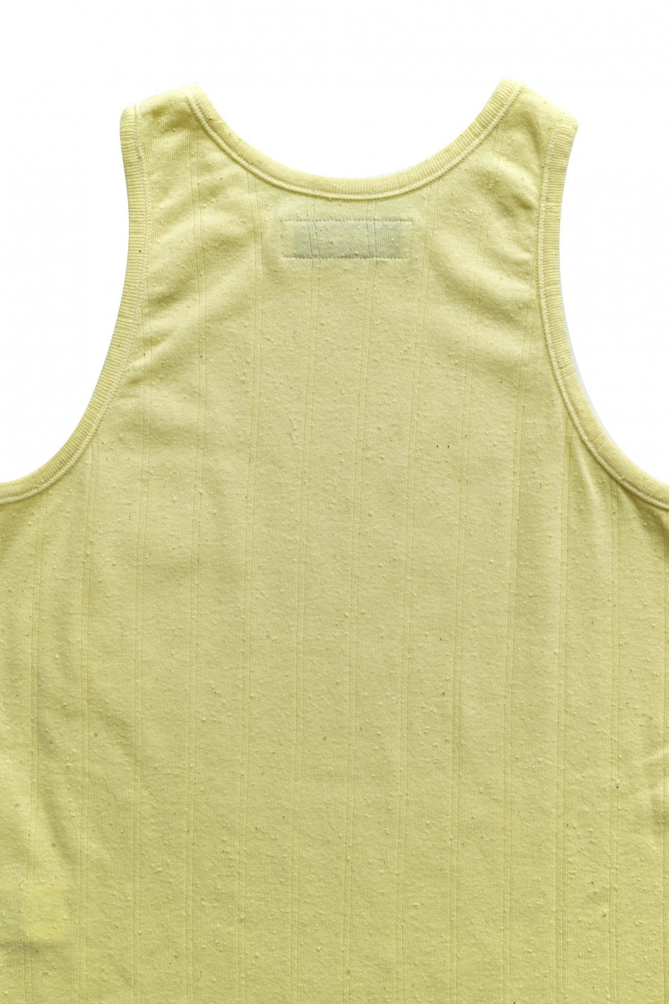 WRYHT - ROUND-NECK RIBBED TANK - CITRINE