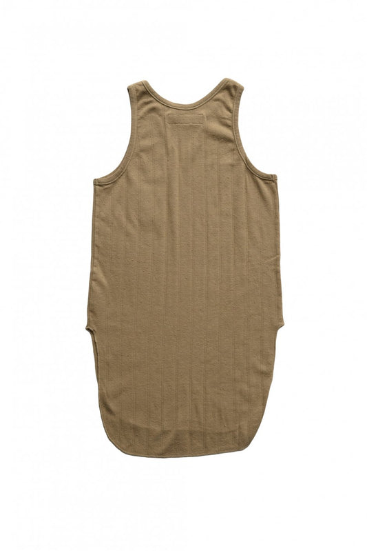 WRYHT - ROUND-NECK RIBBED TANK - DUNE