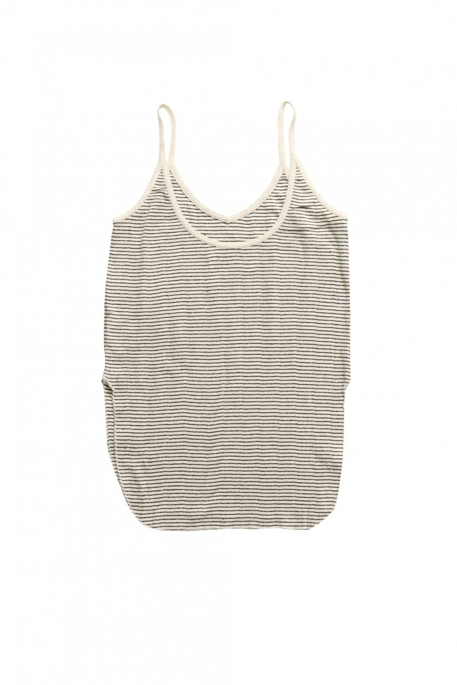 WRYHT - NARROW STRAP RIBBED TANK - BASQUE STRIPE