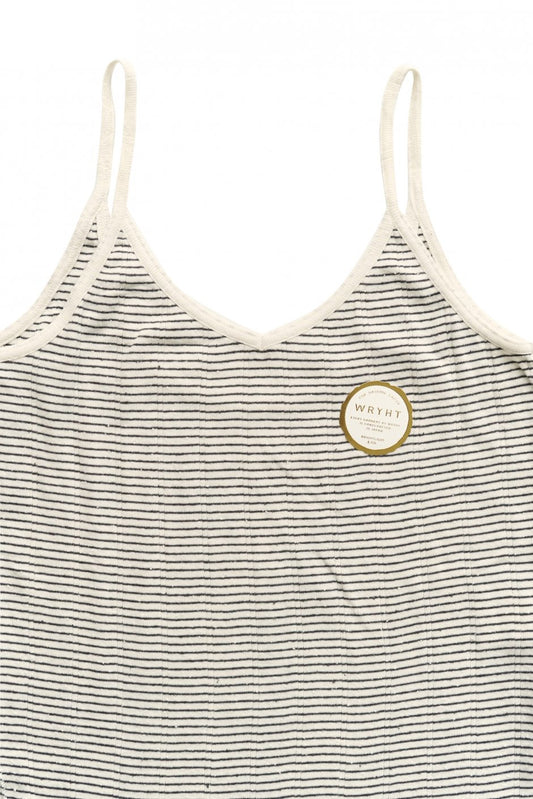 WRYHT - NARROW STRAP RIBBED TANK - BASQUE STRIPE