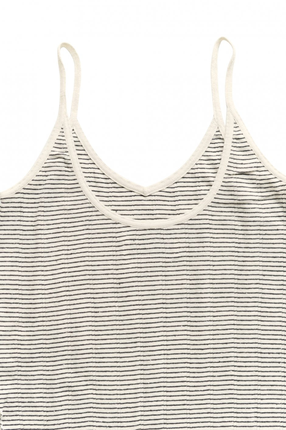 WRYHT - NARROW STRAP RIBBED TANK - BASQUE STRIPE