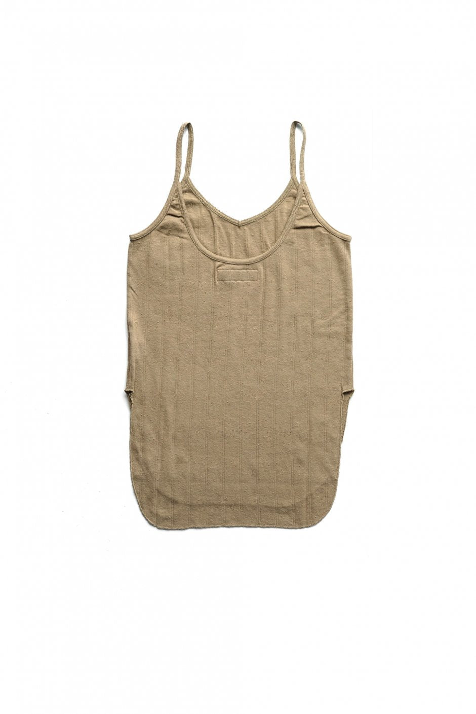 WRYHT - NARROW STRAP RIBBED TANK - DUNE