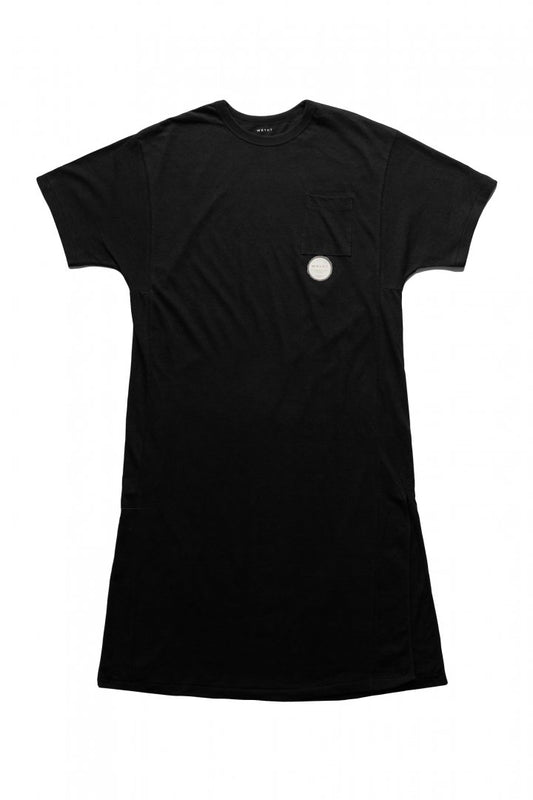 WRYHT - CREW-NECK TEE DRESS - BLACK