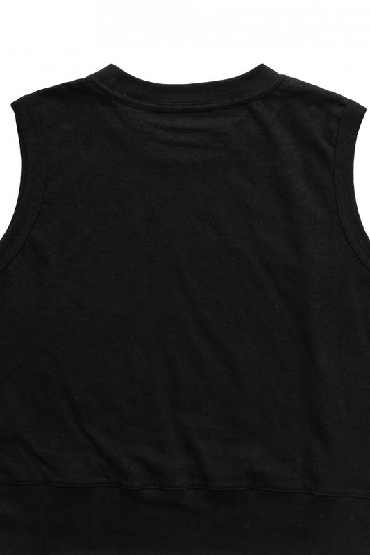 WRYHT - SLEEVELESS TEE - BLACK