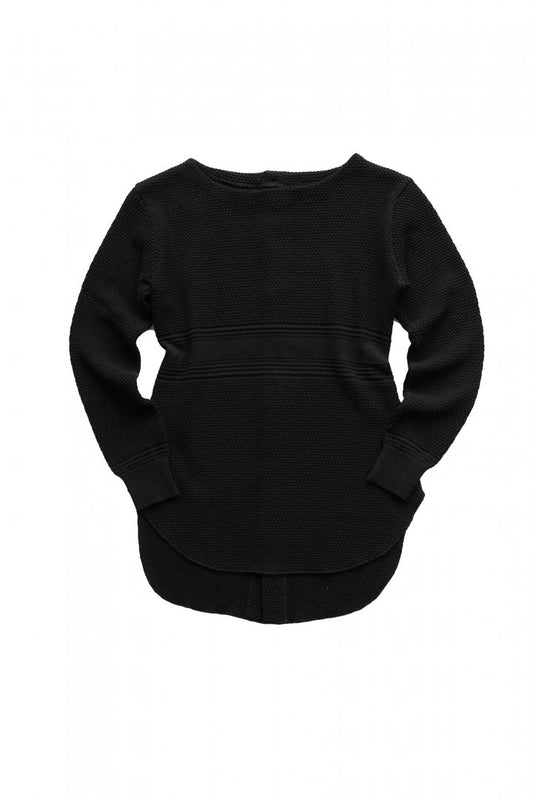 WRYHT - BUBBLE WUFFLE PULLOVER - BLACK