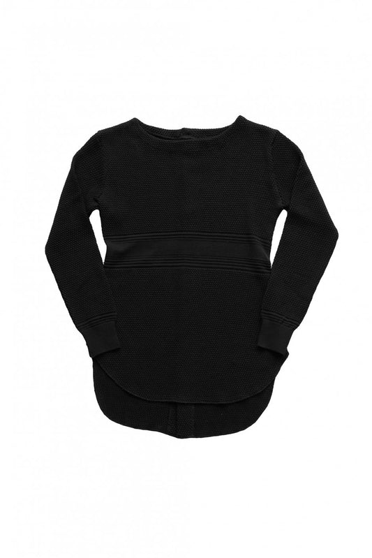 WRYHT - BUBBLE WUFFLE PULLOVER - BLACK