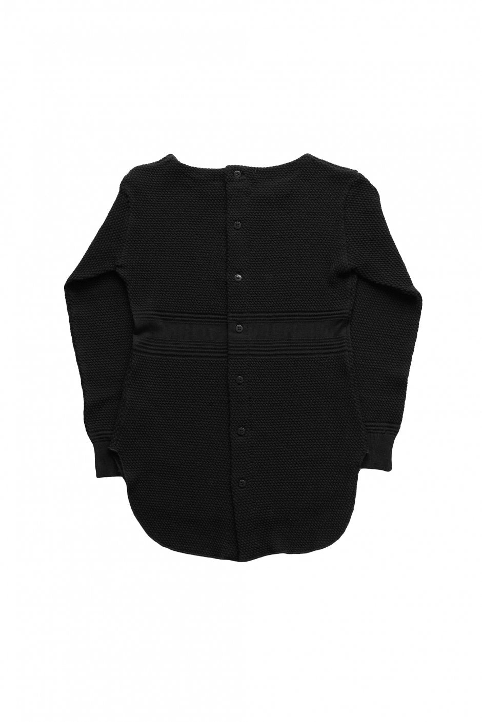 WRYHT - BUBBLE WUFFLE PULLOVER - BLACK