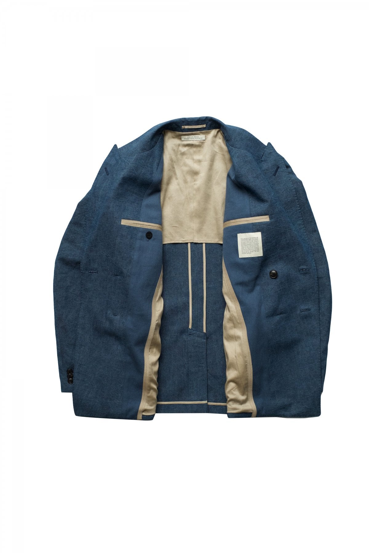 OLD JOE - DOUBLE-BREASTED SWING JACKET - FADE CHAMBRAY