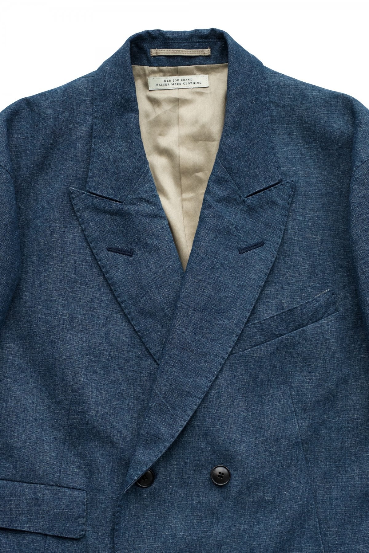 OLD JOE - DOUBLE-BREASTED SWING JACKET - FADE CHAMBRAY