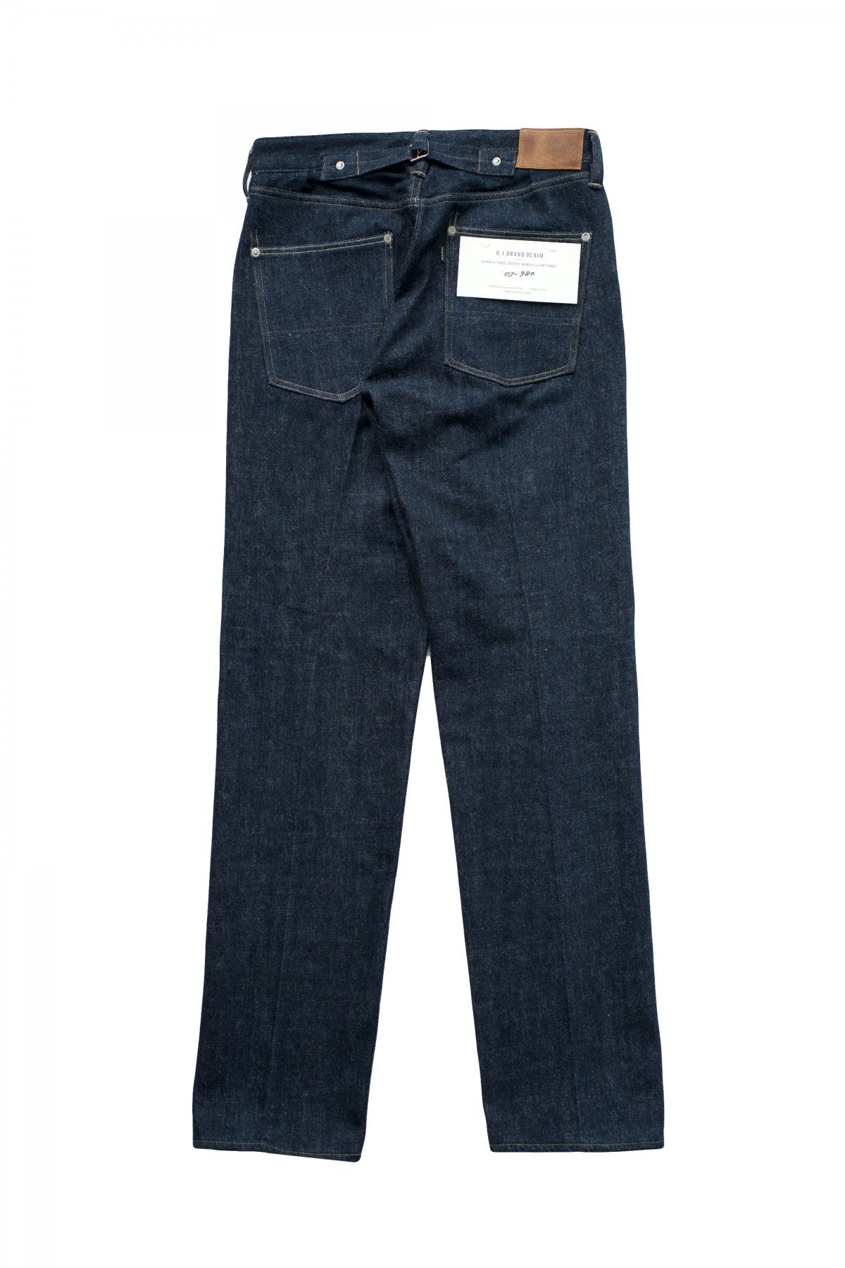 OLD JOE - FIVE POCKET JEAN TROUSER "980" - INDIGO DENIM