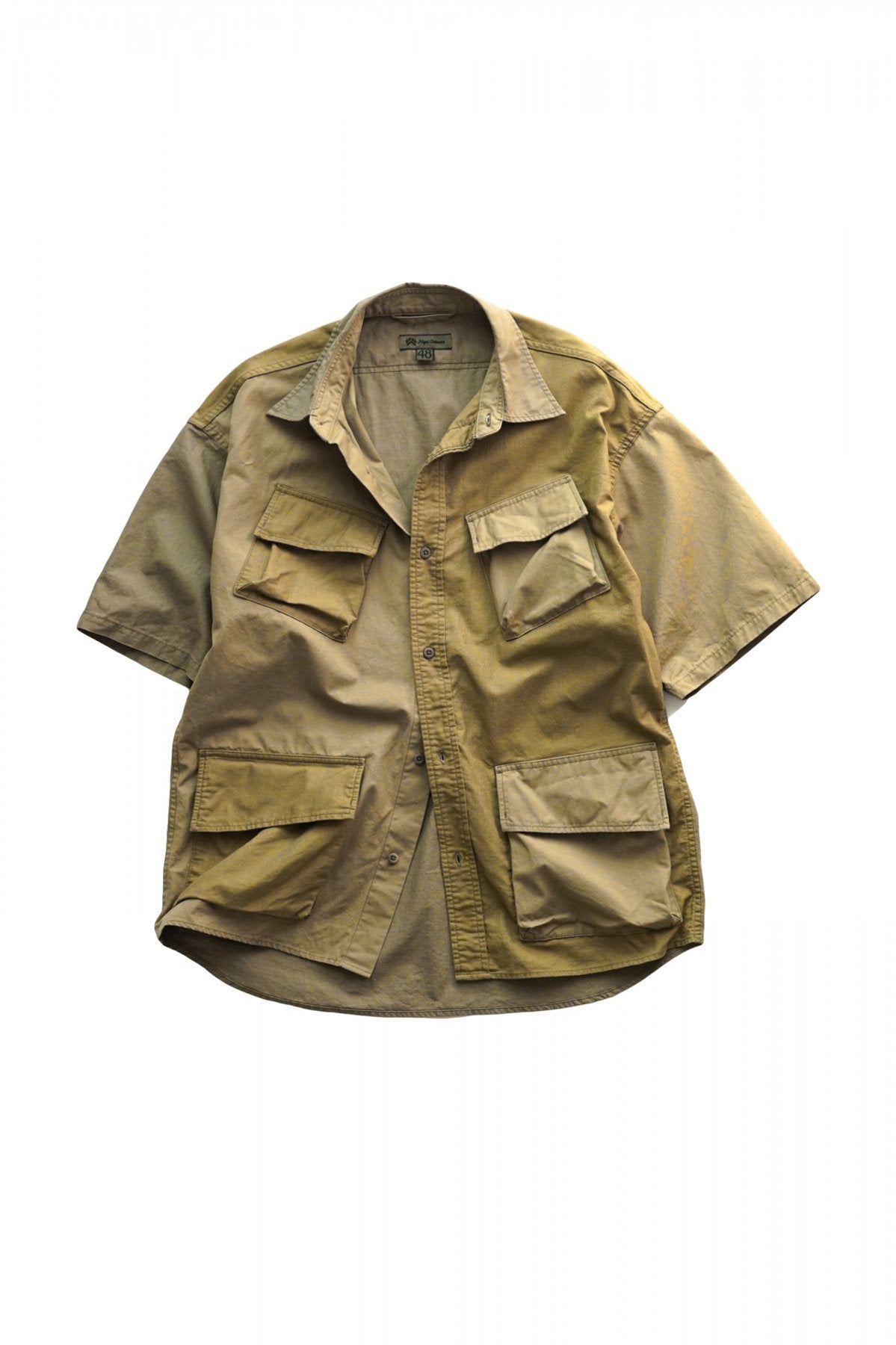 Nigel Cabourn - DESERT ARMY SHIRT S/S - KHAKI