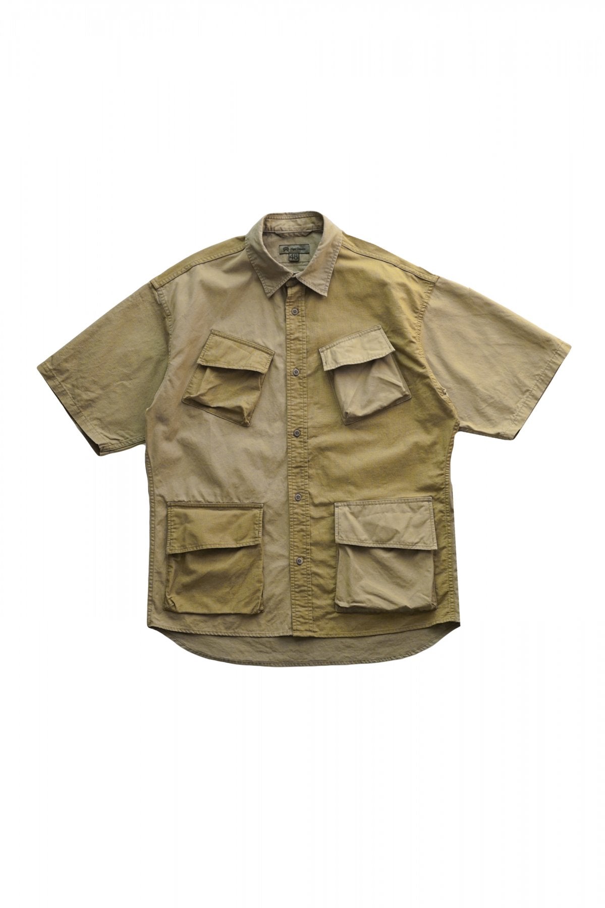 Nigel Cabourn - DESERT ARMY SHIRT S/S - KHAKI