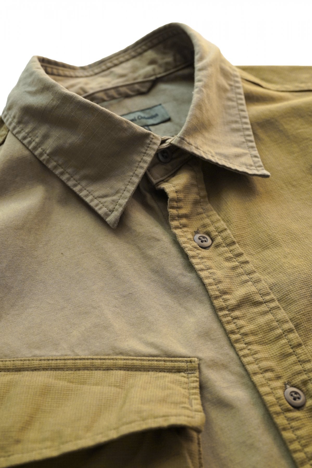 Nigel Cabourn - DESERT ARMY SHIRT S/S - KHAKI