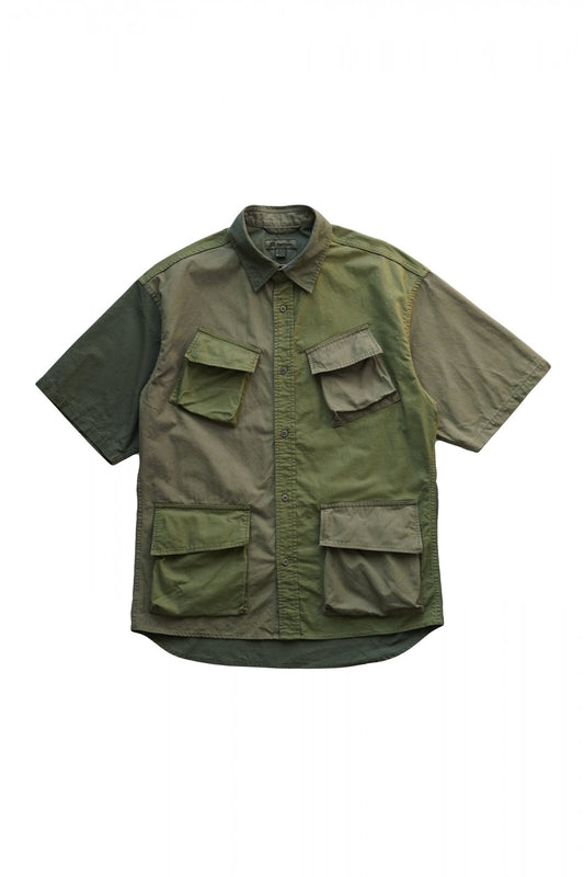 Nigel Cabourn - DESERT ARMY SHIRT S/S - OLIVE