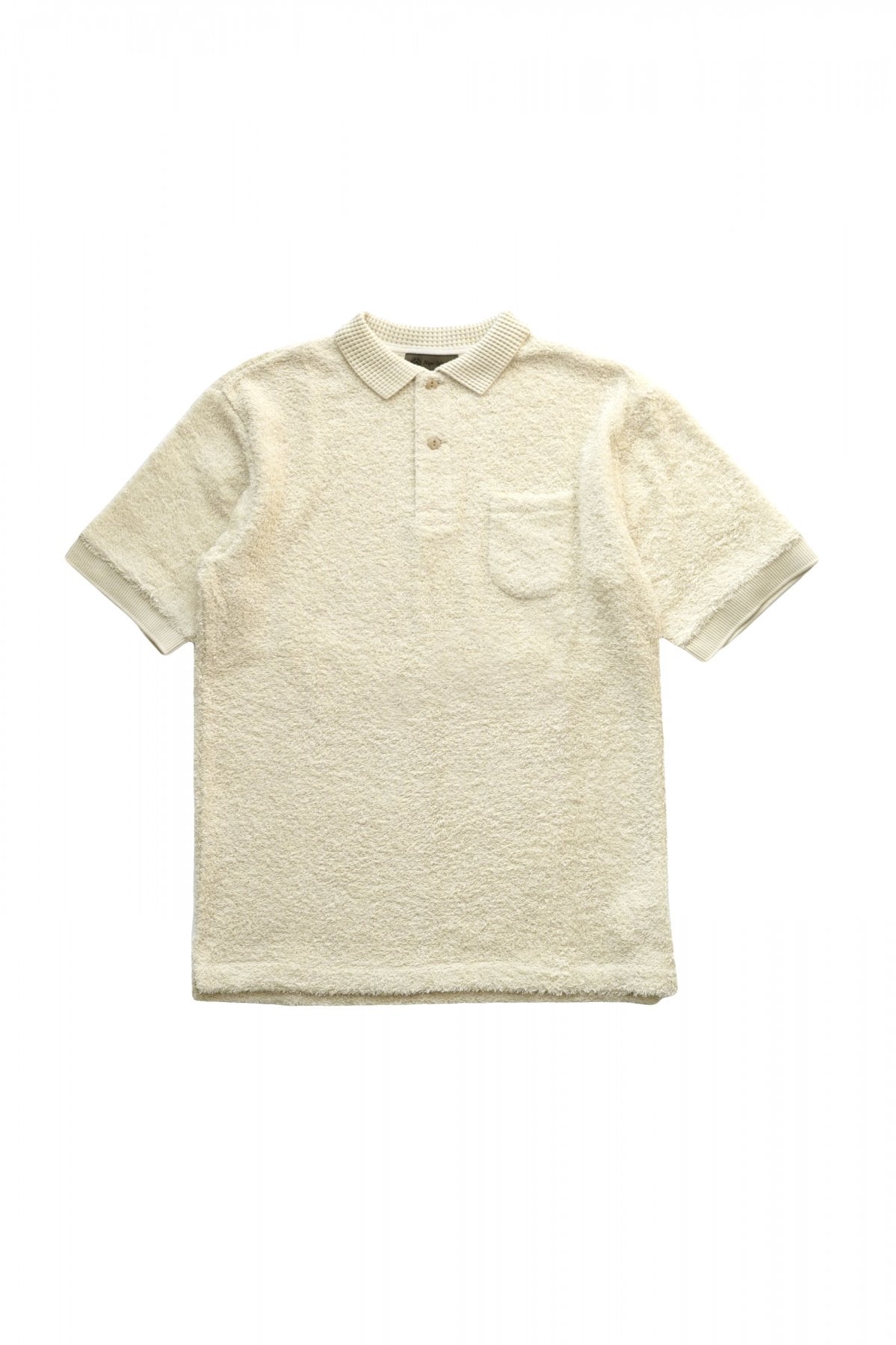 Nigel Cabourn - RUSSEL PILE POLO - IVORY