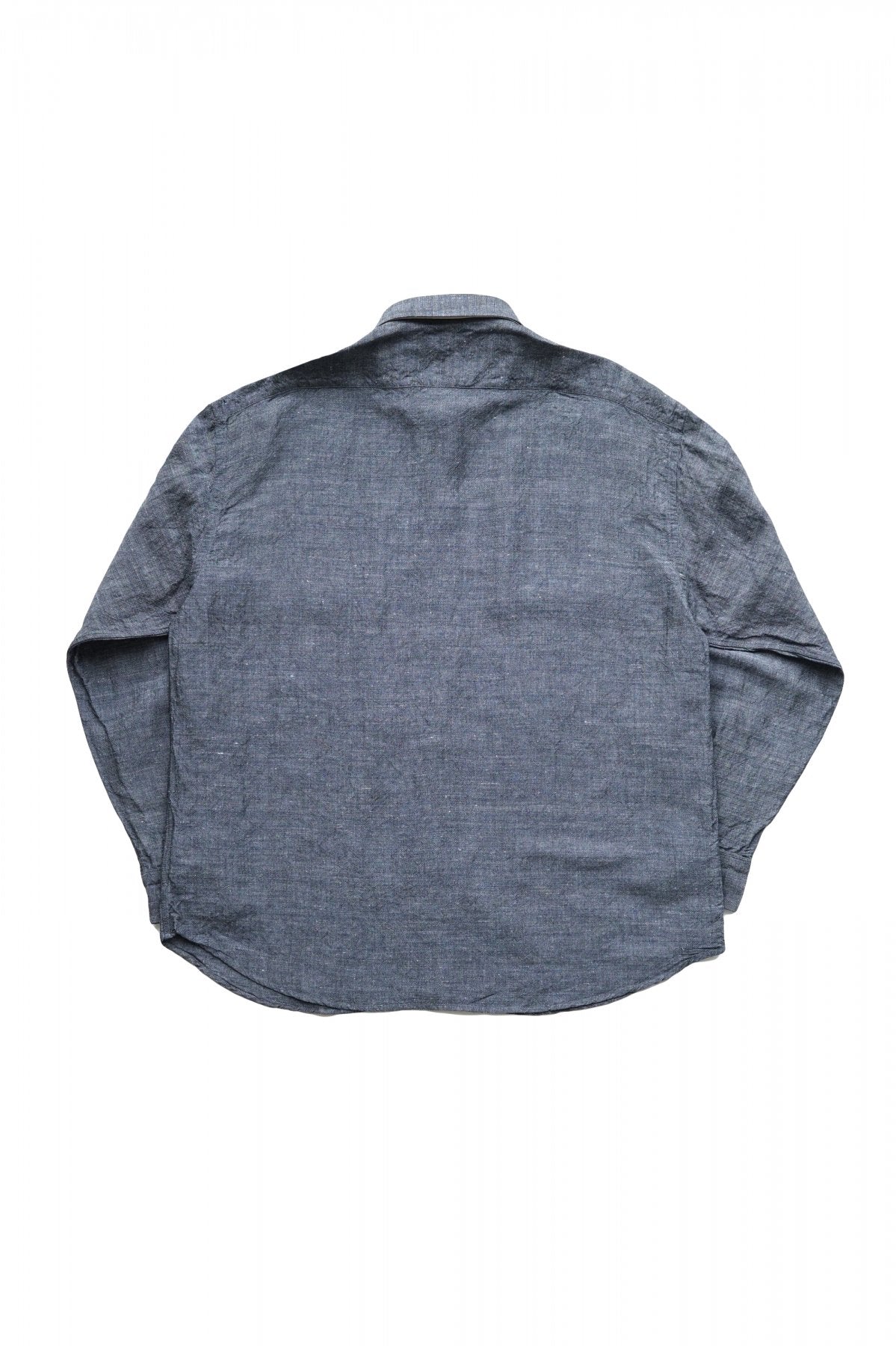 Porter Classic - ROLL UP BAMBOO LINEN SHIRT - NAVY