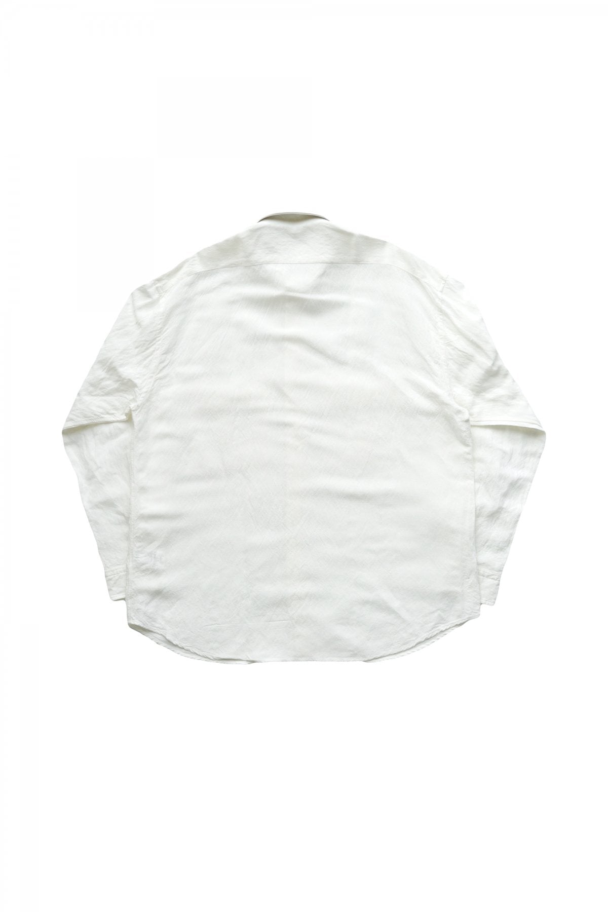 Porter Classic - ROLL UP BAMBOO LINEN SHIRT - WHITE