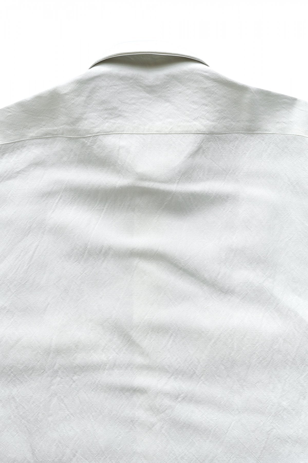 Porter Classic - ROLL UP BAMBOO LINEN SHIRT - WHITE