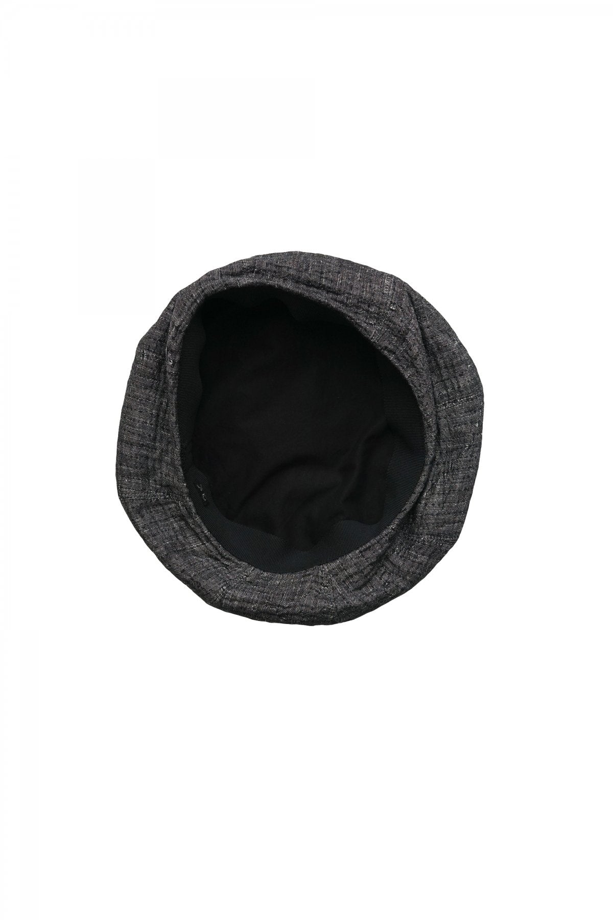 Porter Classic - SASHIKO LINEN PREMIUM SOFT BERET - BLACK