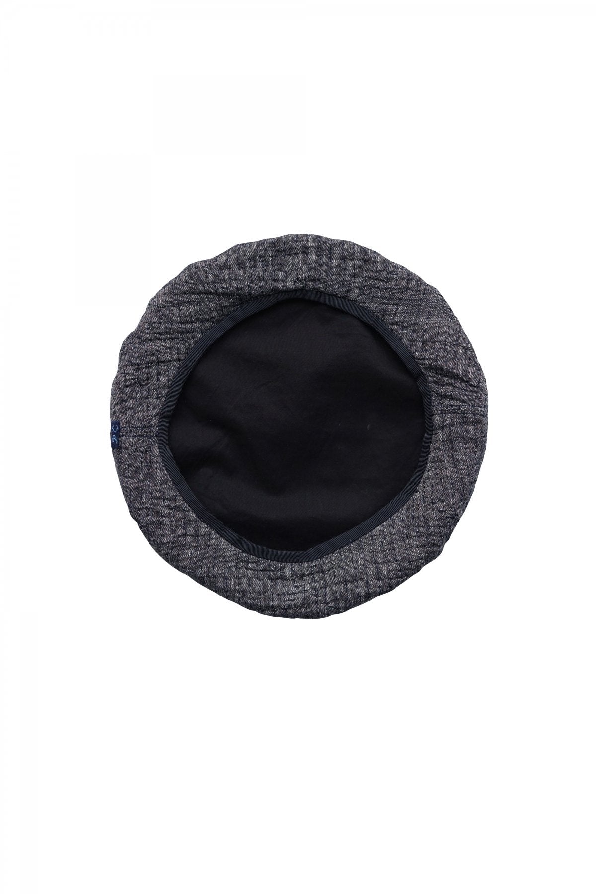 Porter Classic - SASHIKO LINEN PREMIUM SOFT JAZZ BERET - BLUE