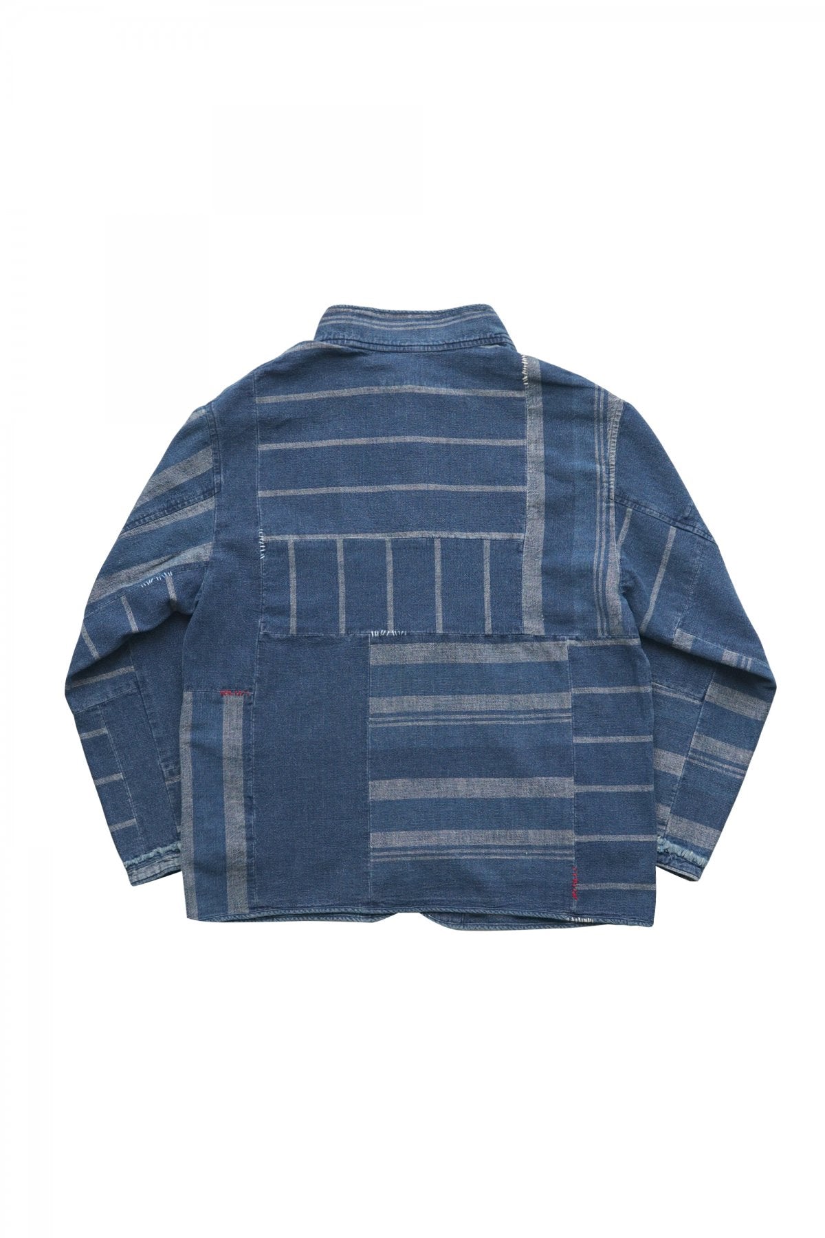 Porter Classic - AFRICAN COTTON CHINESE JACKET - BLUE