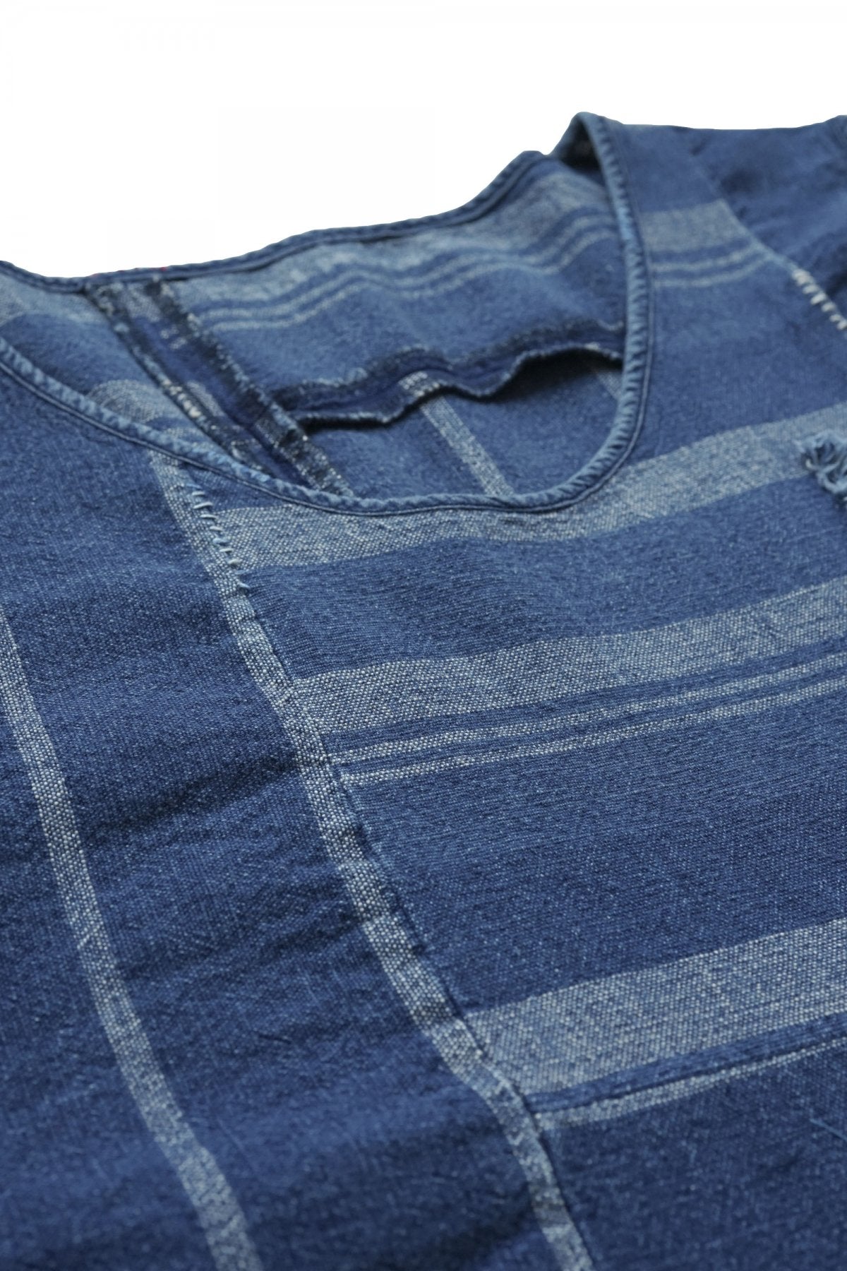 Porter Classic - AFRICAN COTTON VEST - BLUE