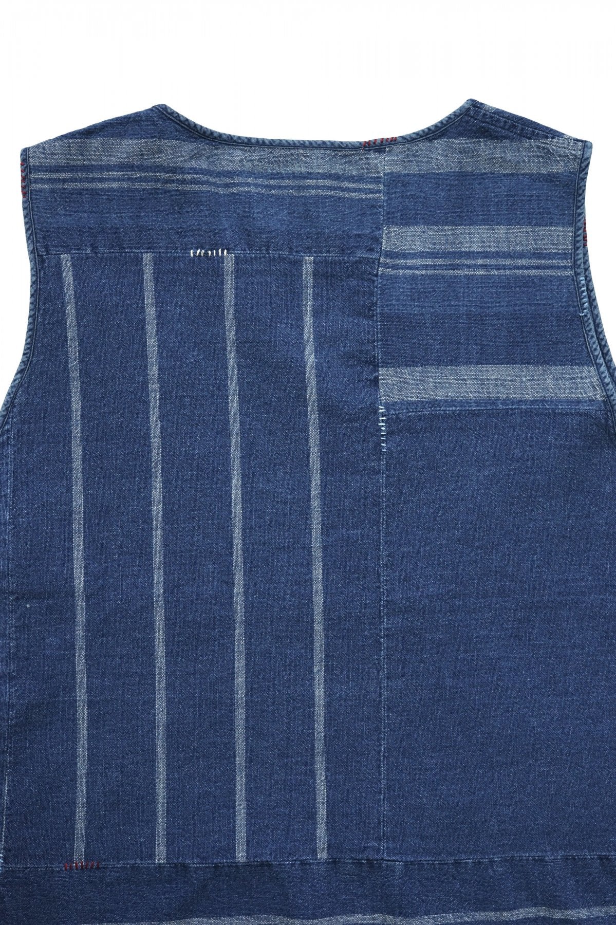 Porter Classic - AFRICAN COTTON VEST - BLUE