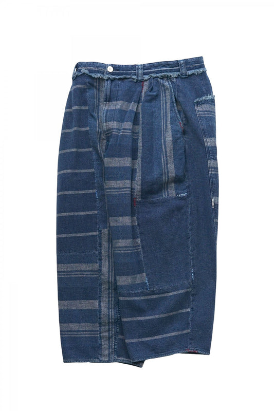 Porter Classic - AFRICAN COTTON PANTS - BLUE