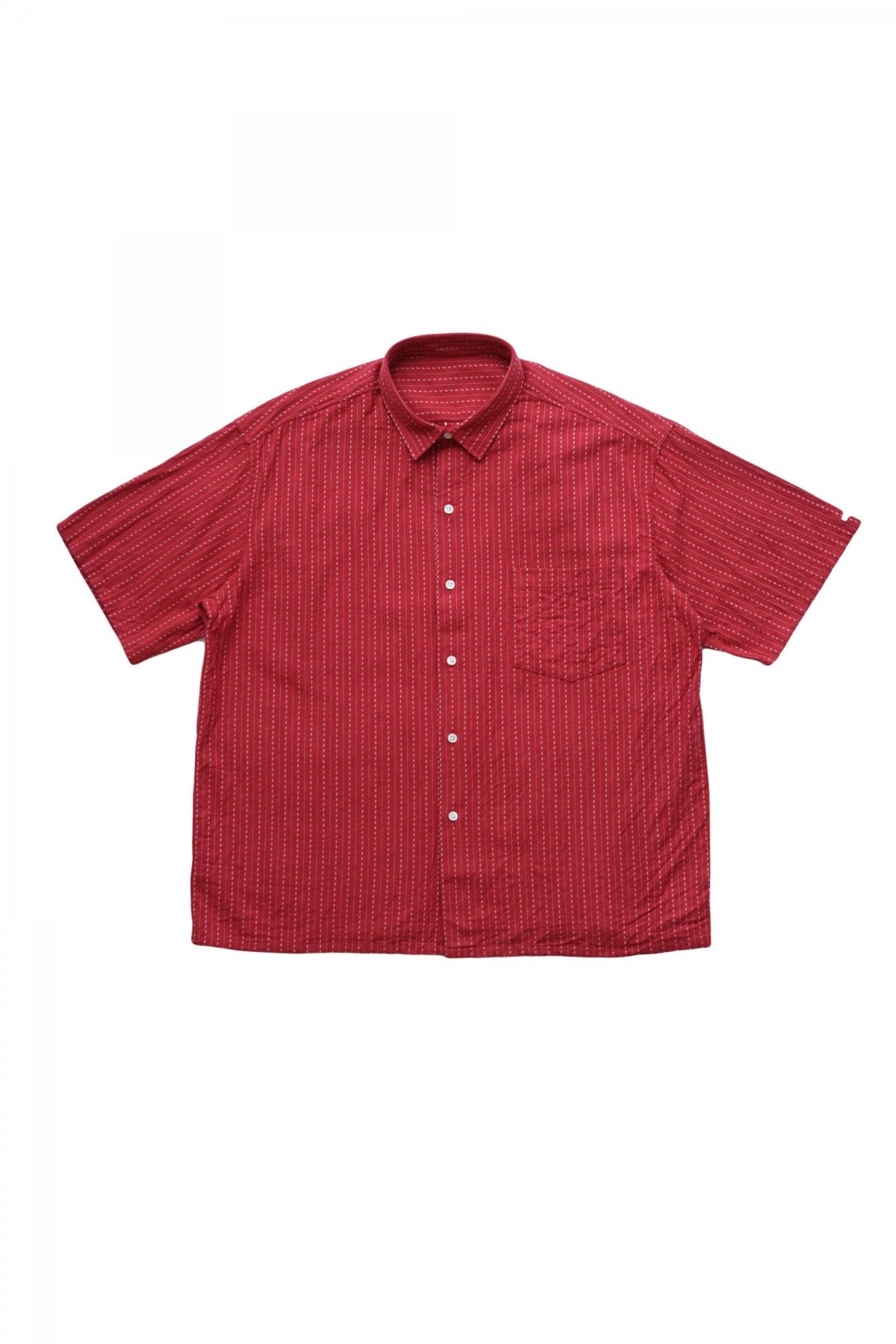 Porter Classic - HAPPY RED SHORT SLEEVE SHIRT - RED