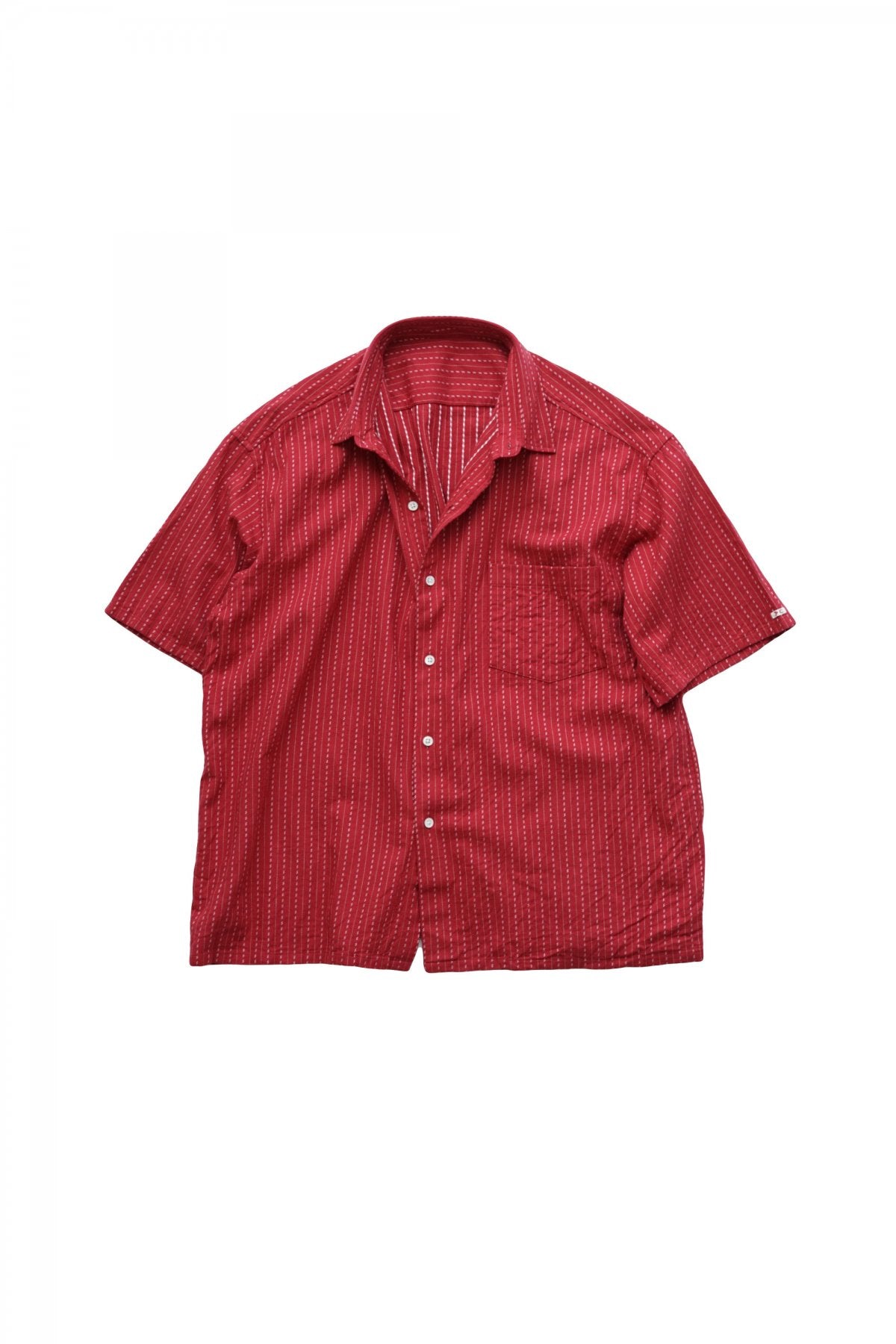 Porter Classic - HAPPY RED SHORT SLEEVE SHIRT - RED