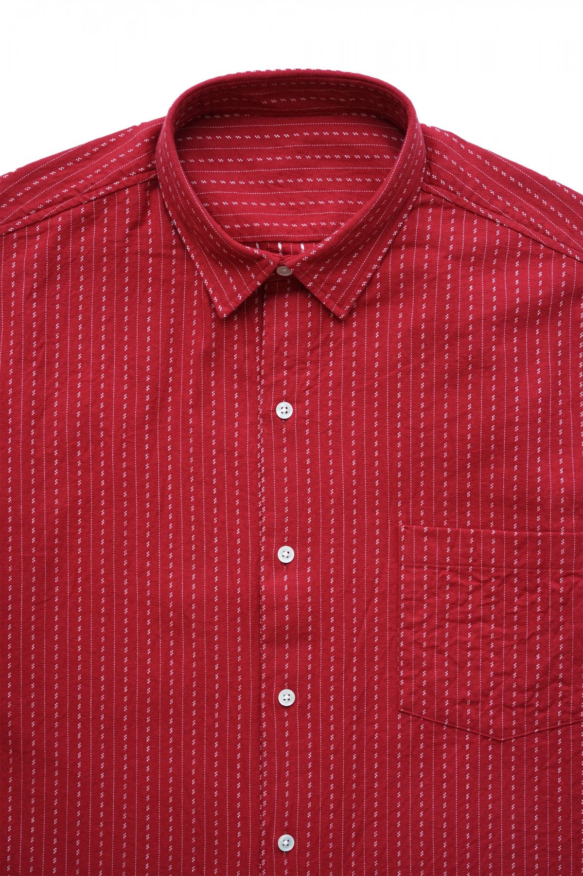 Porter Classic - HAPPY RED SHORT SLEEVE SHIRT - RED