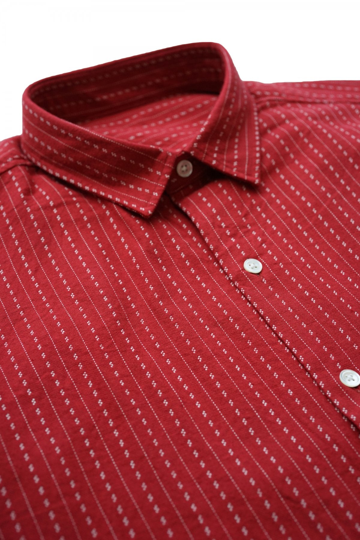 Porter Classic - HAPPY RED SHORT SLEEVE SHIRT - RED