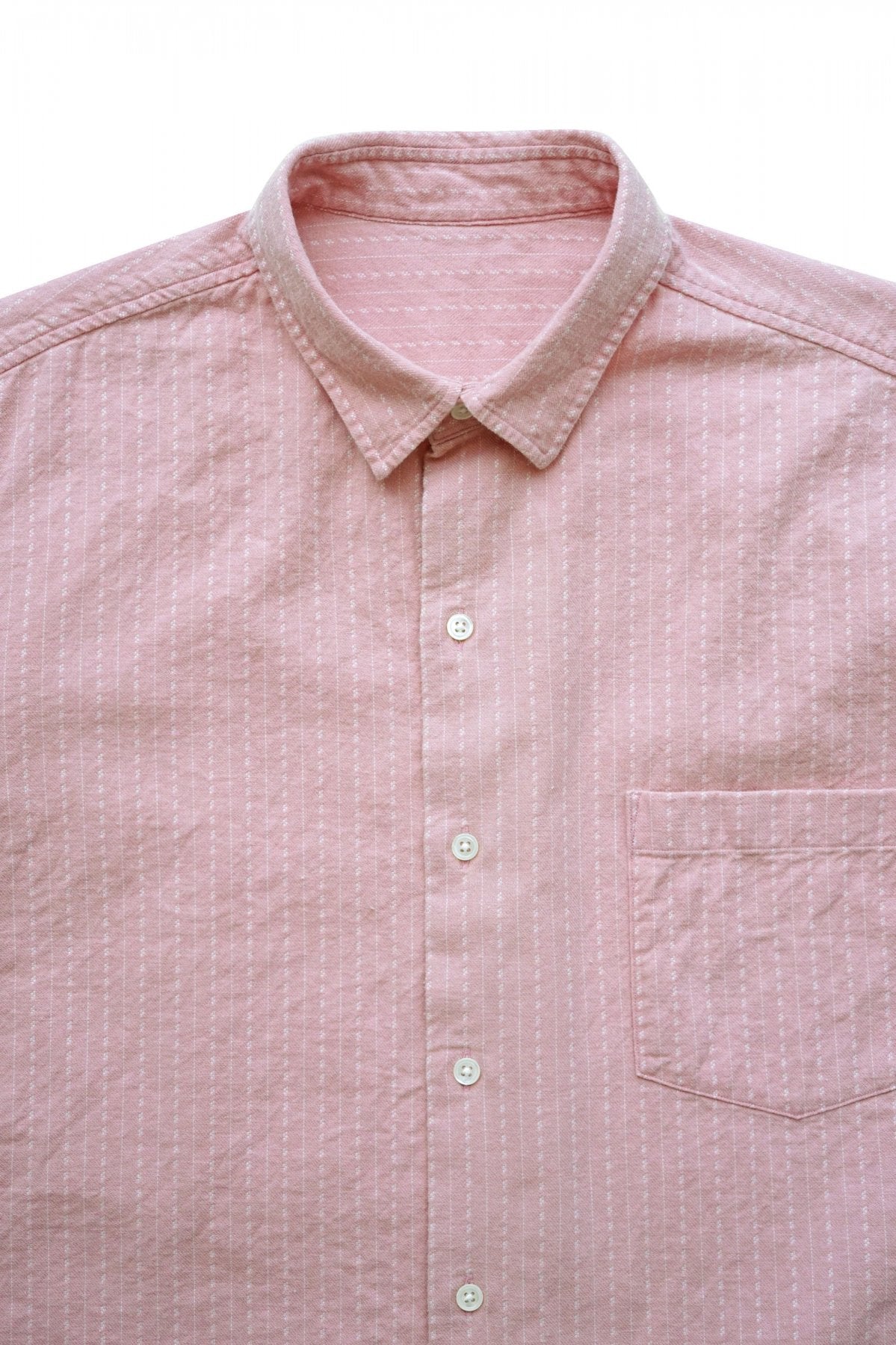 Porter Classic - HAPPY RED SHORT SLEEVE SHIRT - SAKURA