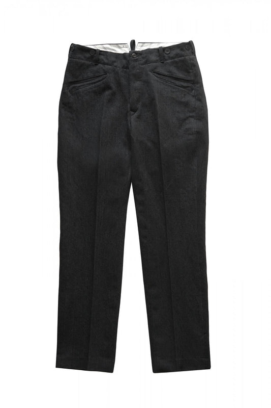 OLD JOE - SLIT POCKET GRANDPA TROUSER - GRAPHITE