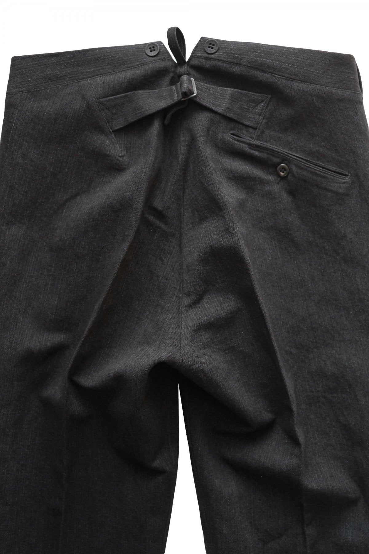 OLD JOE - SLIT POCKET GRANDPA TROUSER - GRAPHITE