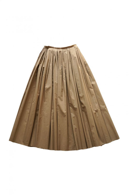 humoresque - RANDOM TUCK SKIRT - KHAKI