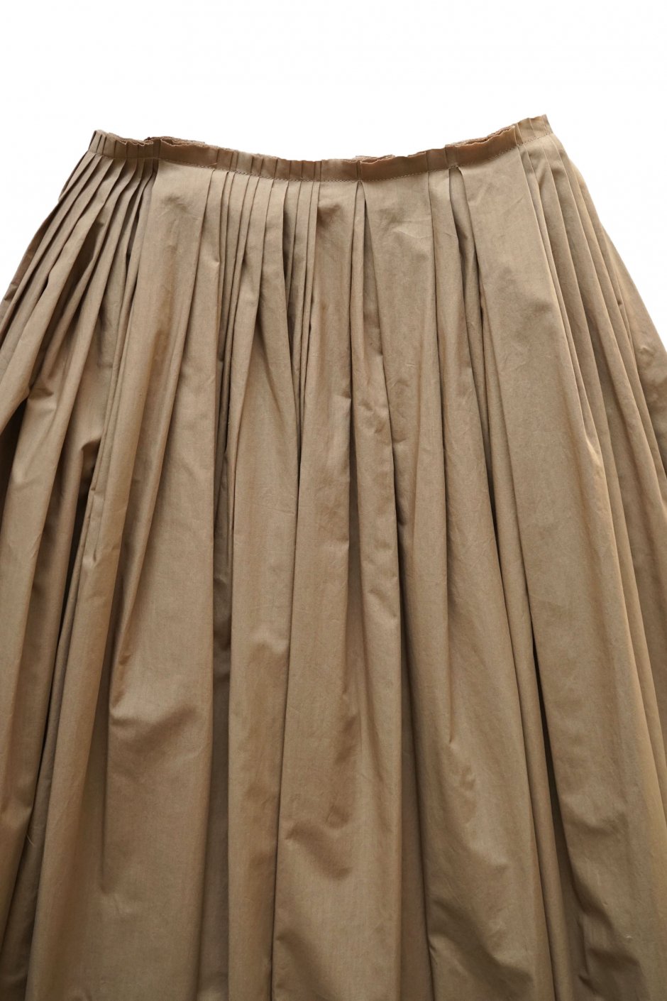 humoresque - RANDOM TUCK SKIRT - KHAKI