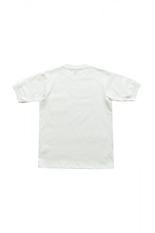 Nigel Cabourn - 40s WORK CREW NECK S/S -  OFF WHITE