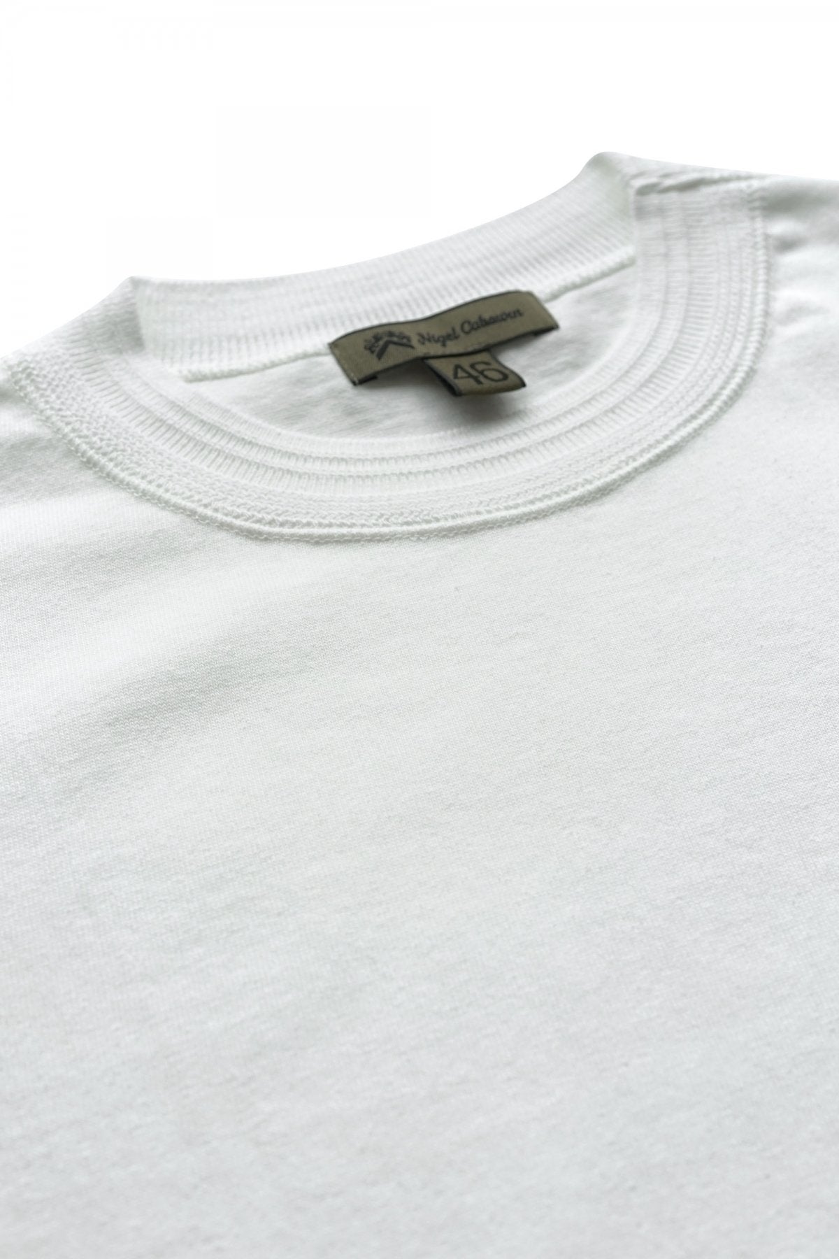 Nigel Cabourn - 40s WORK CREW NECK S/S -  OFF WHITE