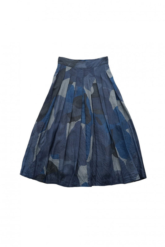 Nigel Cabourn woman - VINTAGE SKIRT CAMO - NAVY