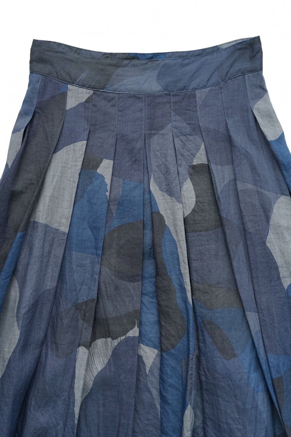 Nigel Cabourn woman - VINTAGE SKIRT CAMO - NAVY