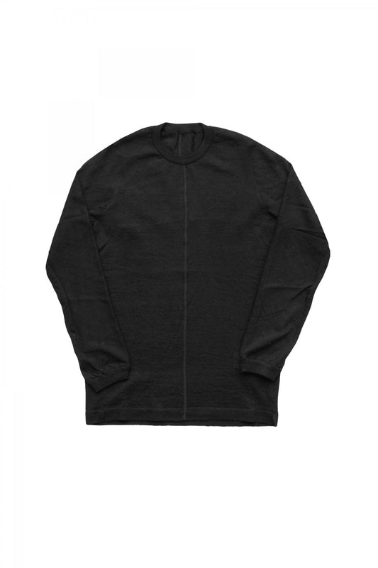 ACRONYM - S23-AK - Cashllama Long Sleeve Sweater - BLACK