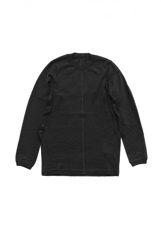 ACRONYM - S23-AK - Cashllama Long Sleeve Sweater - BLACK