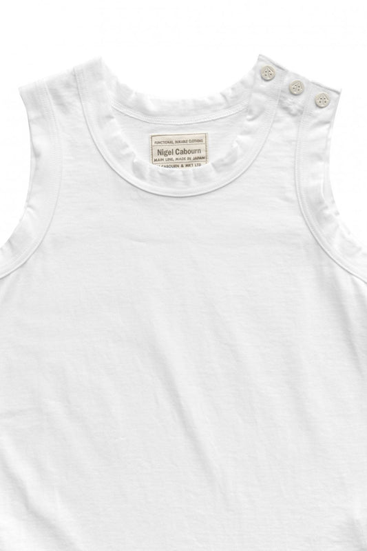 Nigel Cabourn woman - SAILOR TANK TOP - WHITE